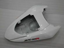 Load image into Gallery viewer, White and Matte Black Factory Style - NINJA ZX-10R 04-05 Fairing Kit