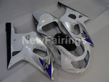 Load image into Gallery viewer, White Silver and Black Factory Style - GSX-R600 01-03 Fairing Kit