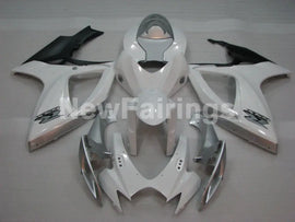 White and Silver Factory Style - GSX-R750 06-07 Fairing Kit