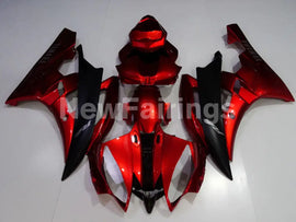 Wine Red and Matte Black Factory Style - YZF-R6 06-07 Fairing Kit Vehicles & Parts > Vehicle Parts & Accessories >