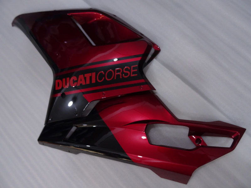 Wine Red and Black Factory Style - Ducati 848 07-11 Fairing