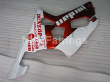 Load image into Gallery viewer, Wine Red and White Jordan - GSX-R600 01-03 Fairing Kit