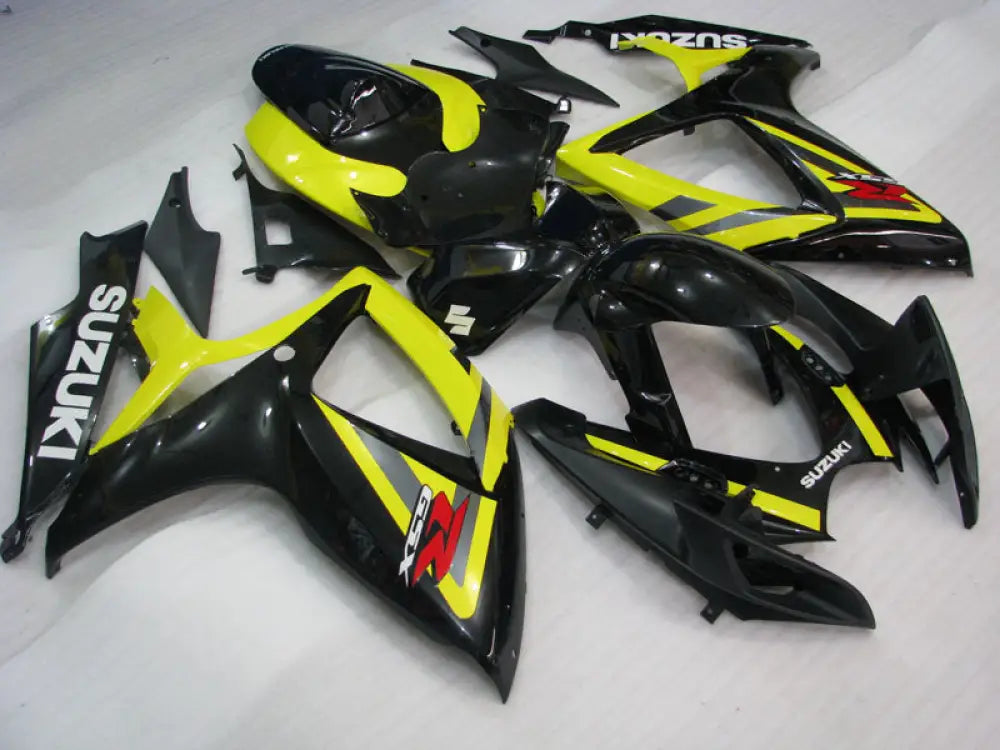 Yellow and Black Factory Style - GSX-R750 06-07 Fairing Kit