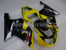 Load image into Gallery viewer, Yellow and Black White Factory Style - GSX-R600 01-03 Fairing Kit
