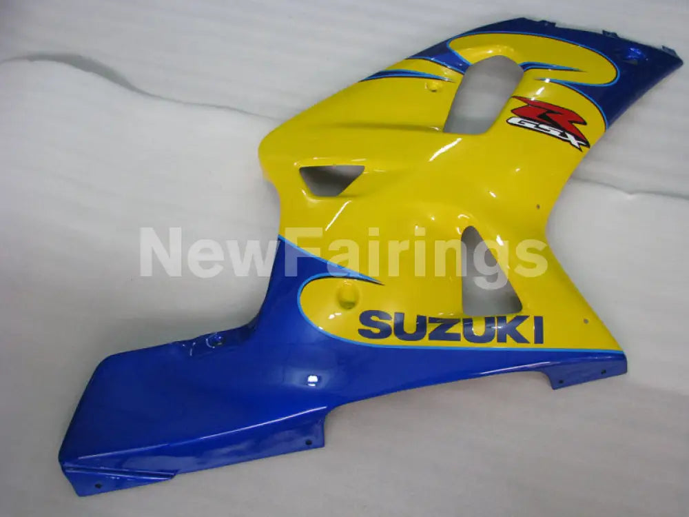 Yellow and Blue White Factory Style - GSX-R600 01-03 Fairing Kit